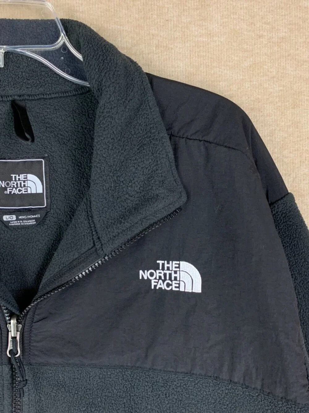 The North Face Jacket Mens Large Black Denali Fleece Full Zip Outdoor Gorpcore